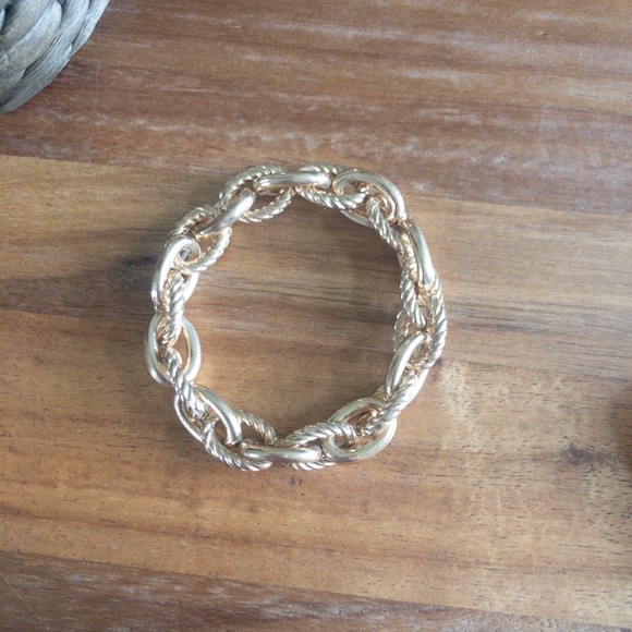 Charming Charlie Gold Chain Bracelet - Picture 3 of 3